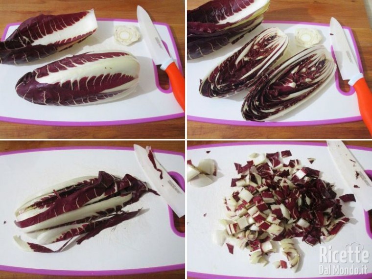 Risotto al radicchio e salsiccia 2