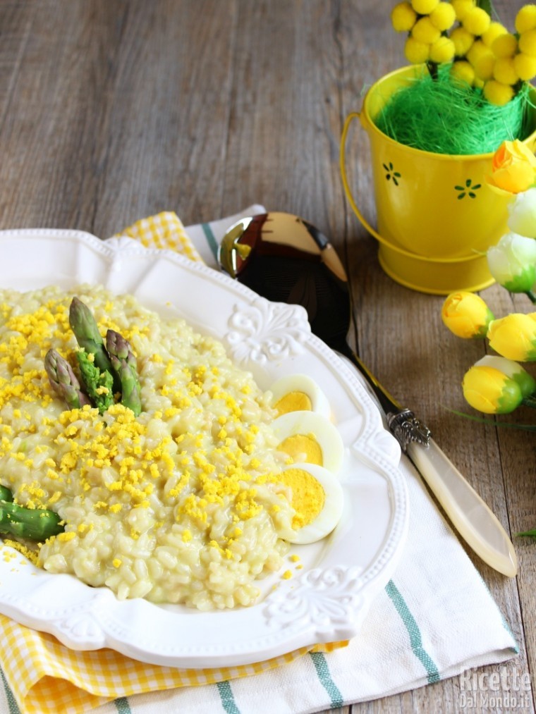 Come fare il Risotto mimosa