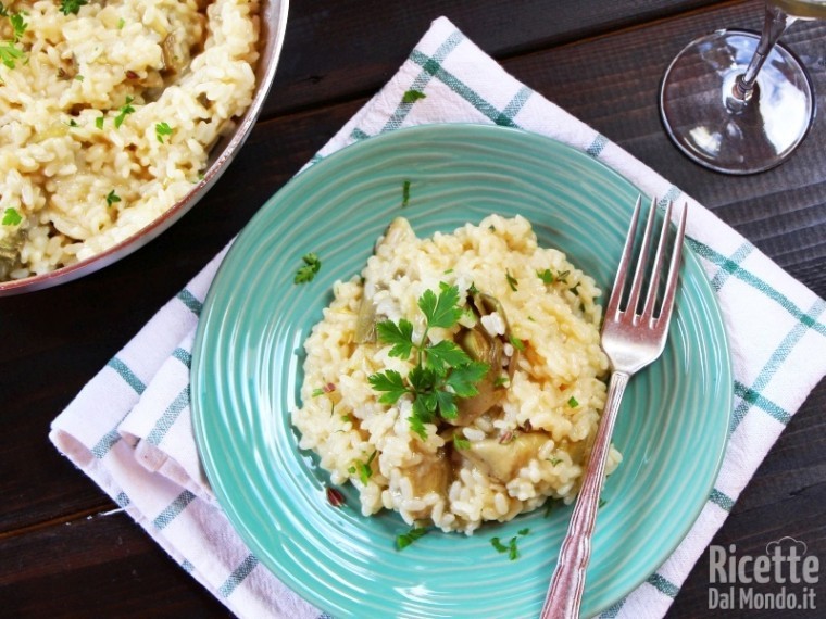 Risotto ai carciofi semplice