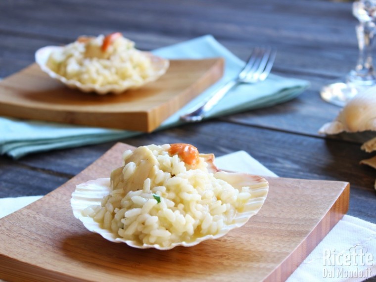 Ricetta risotto alle capesante