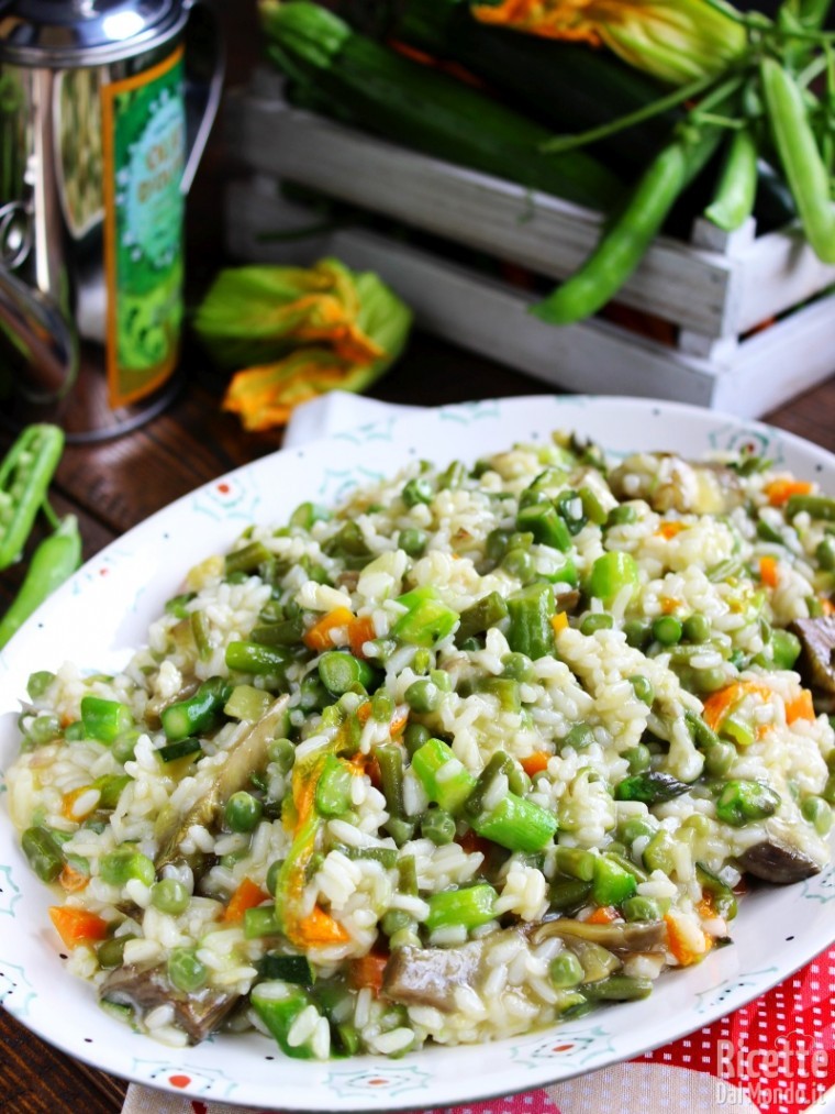 Semplice risotto primavera