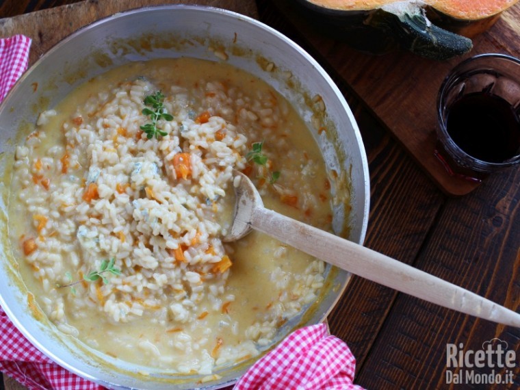 Ricetta risotto zucca e gorgonzola