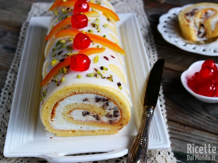 Ricetta rotolo di cassata