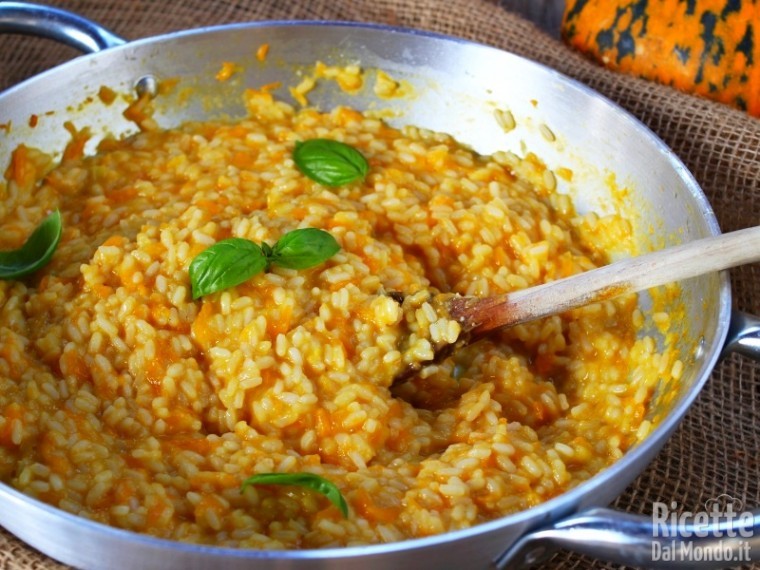 Ricetta risotto alla zucca cremoso