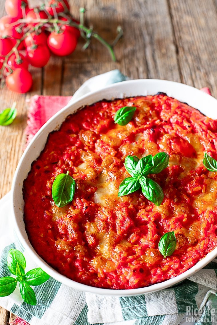 Ricetta riso al forno