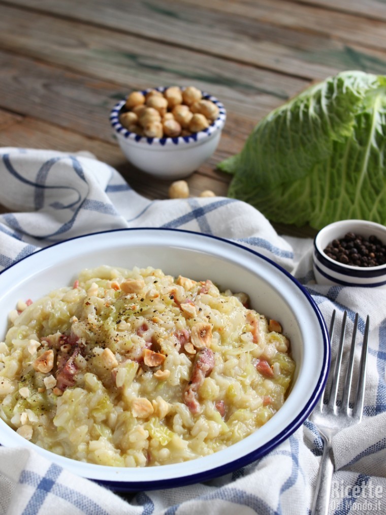 Risotto con la verza