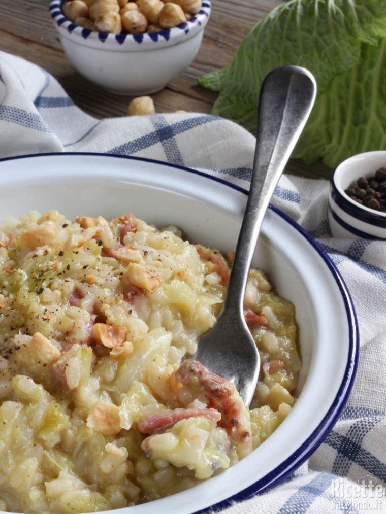 Risotto alla verza e speck