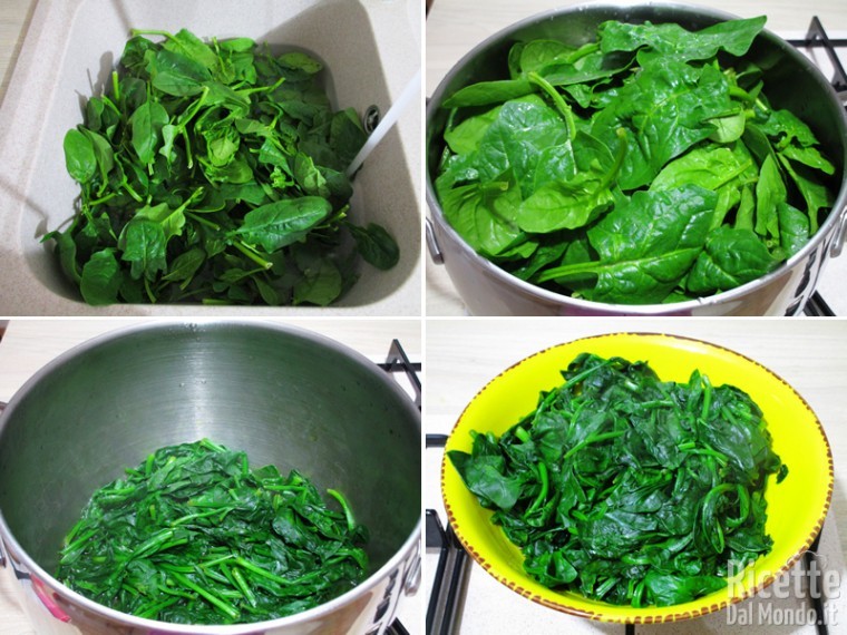 Cuocere gli spinaci