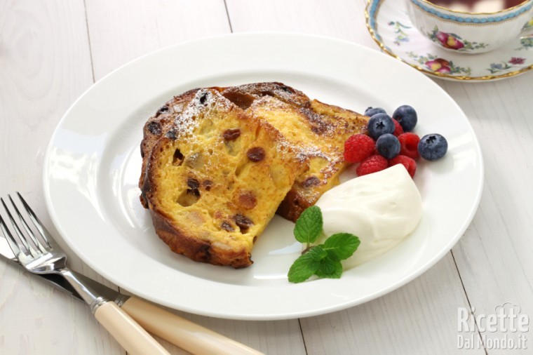 Riciclare il panettone delle feste: toast