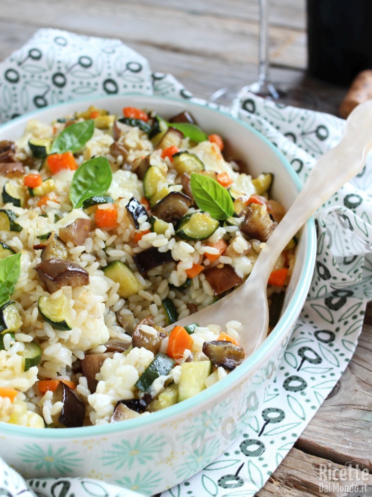 Come fare il riso al forno con verdure