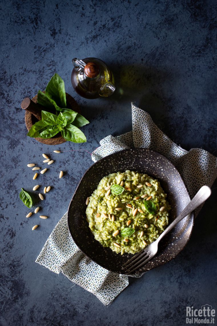 Ricetta risotto al pesto