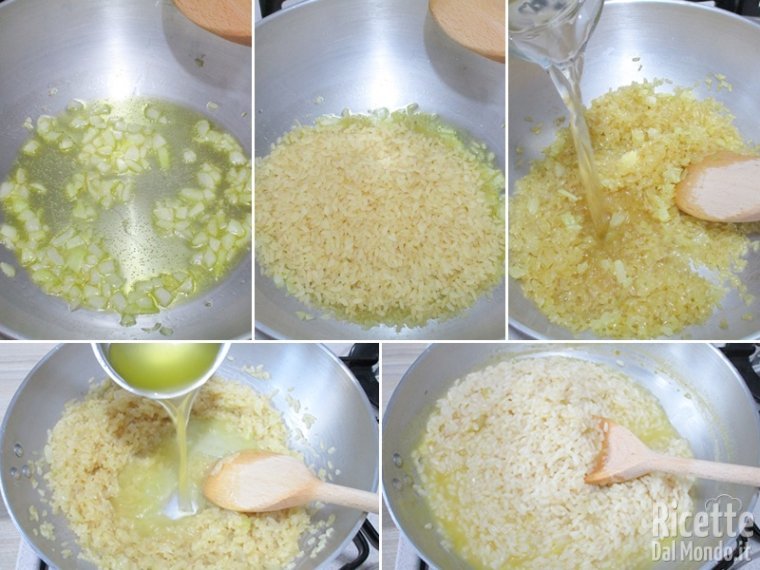 Cuocere il risotto