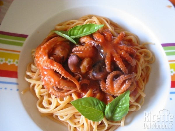 Ricetta Spaghetti con i Polipetti
