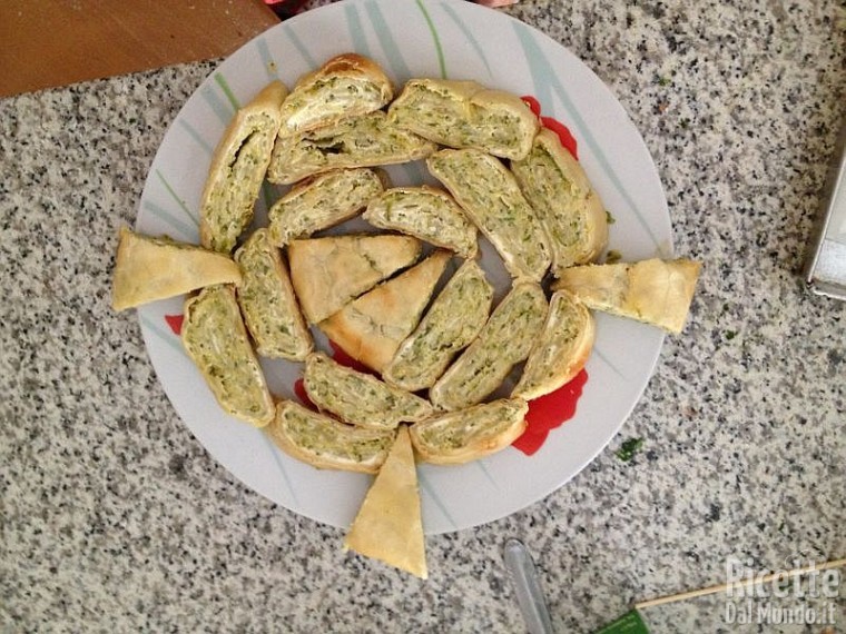 Ricetta Sfoglia arrotolata con Zucchine e Philadelphia