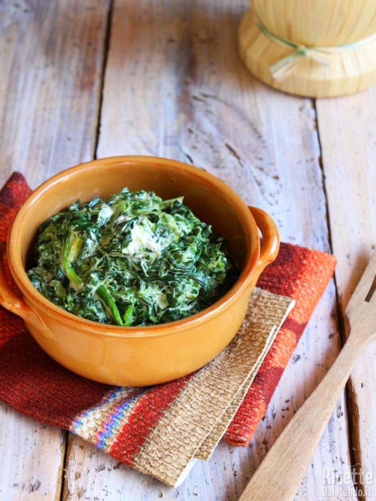 Come fare gli spinaci cremosi