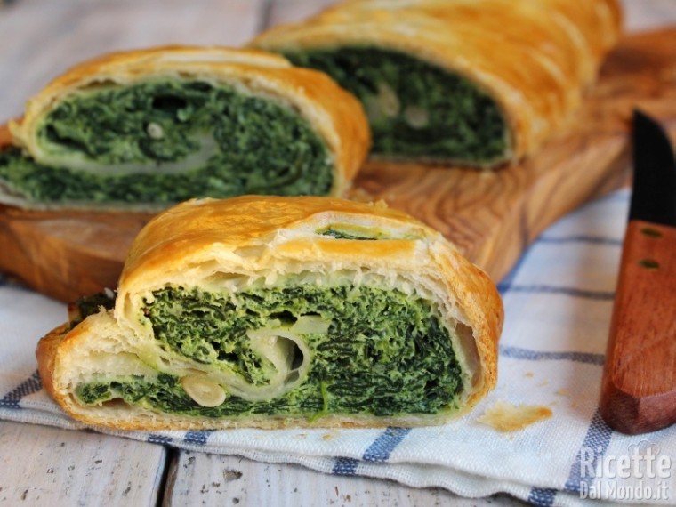 Ricetta strudel di spinaci
