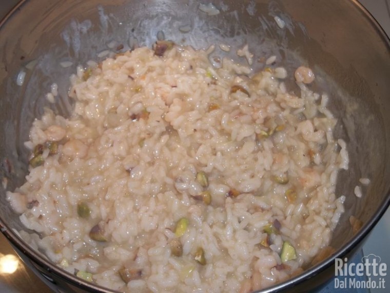 Sformatini di Riso con Pistacchi e Gamberetti