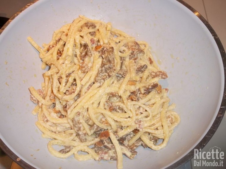 Pasta porcini e castagne 8