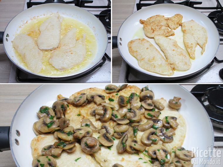 Insaporire la carne con i funghi