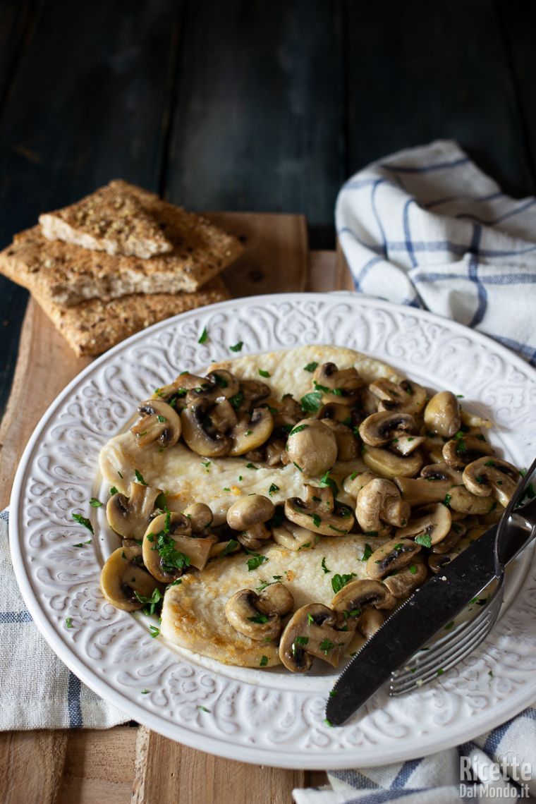 Come fare le scaloppine ai funghi champignon