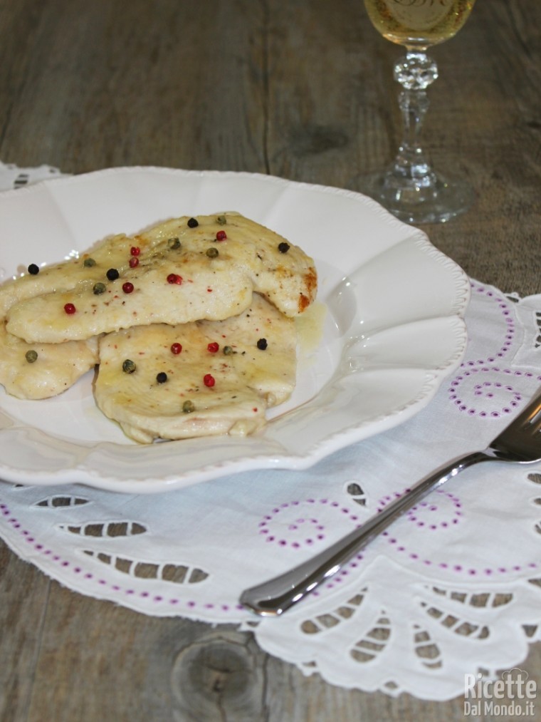 Come fare le scaloppine di pollo al pepe