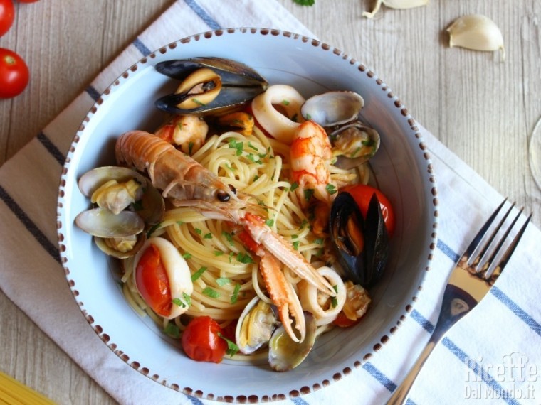 Ricetta spaghetti allo scoglio Bimby