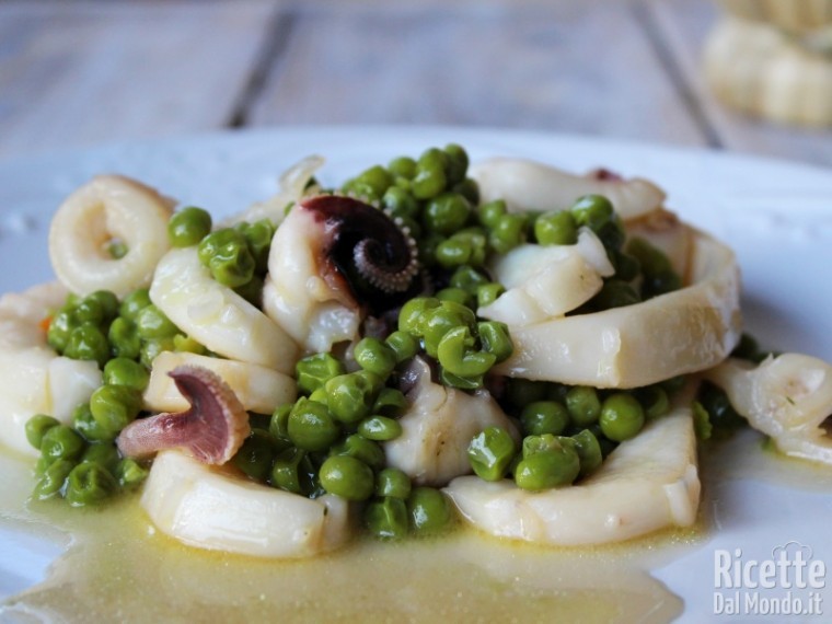 Ricetta seppie con piselli