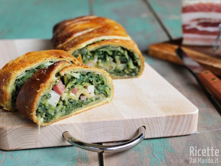 Ricetta strudel di cicoria