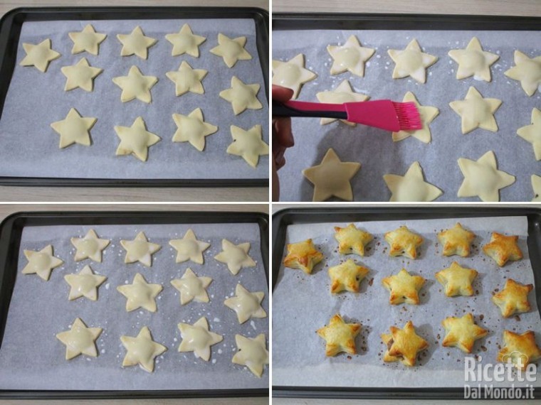 Stelline di sfoglia alla Nutella 4