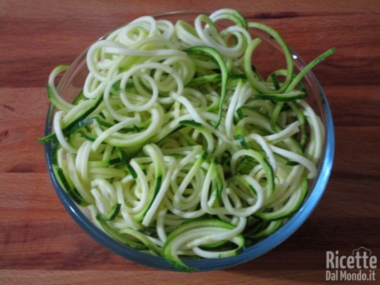 Spaghetti di zucchine 3