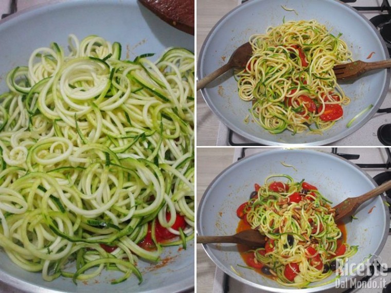Spaghetti di zucchine 5