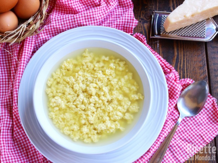 Ricetta stracciatella in brodo