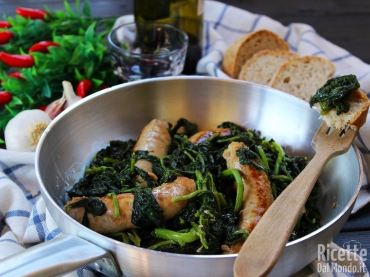 Ricetta salsiccia e friarielli