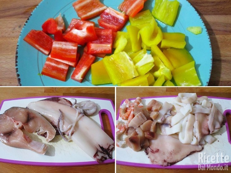 Spiedini alla griglia con pesce di mare 4