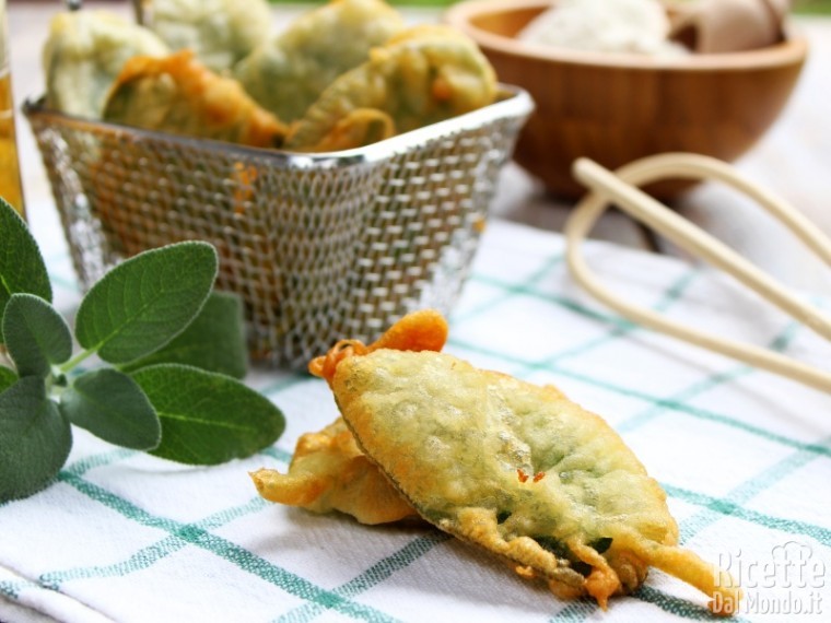 Ricetta salvia in pastella alla birra