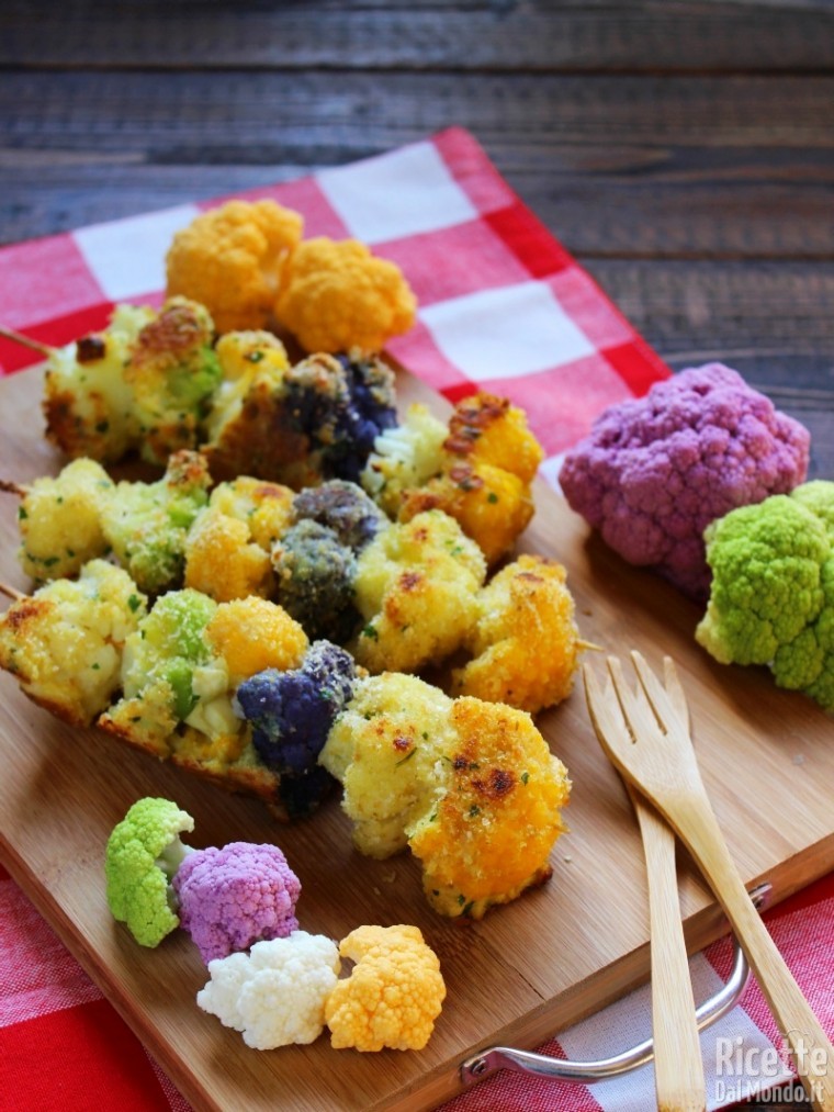 Come fare gli spiedini di cavolfiore
