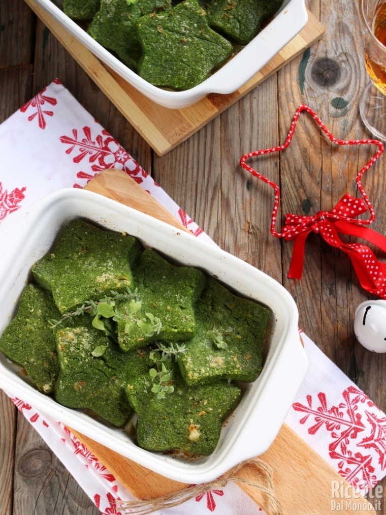 Ricetta stelline di semolino agli spinaci