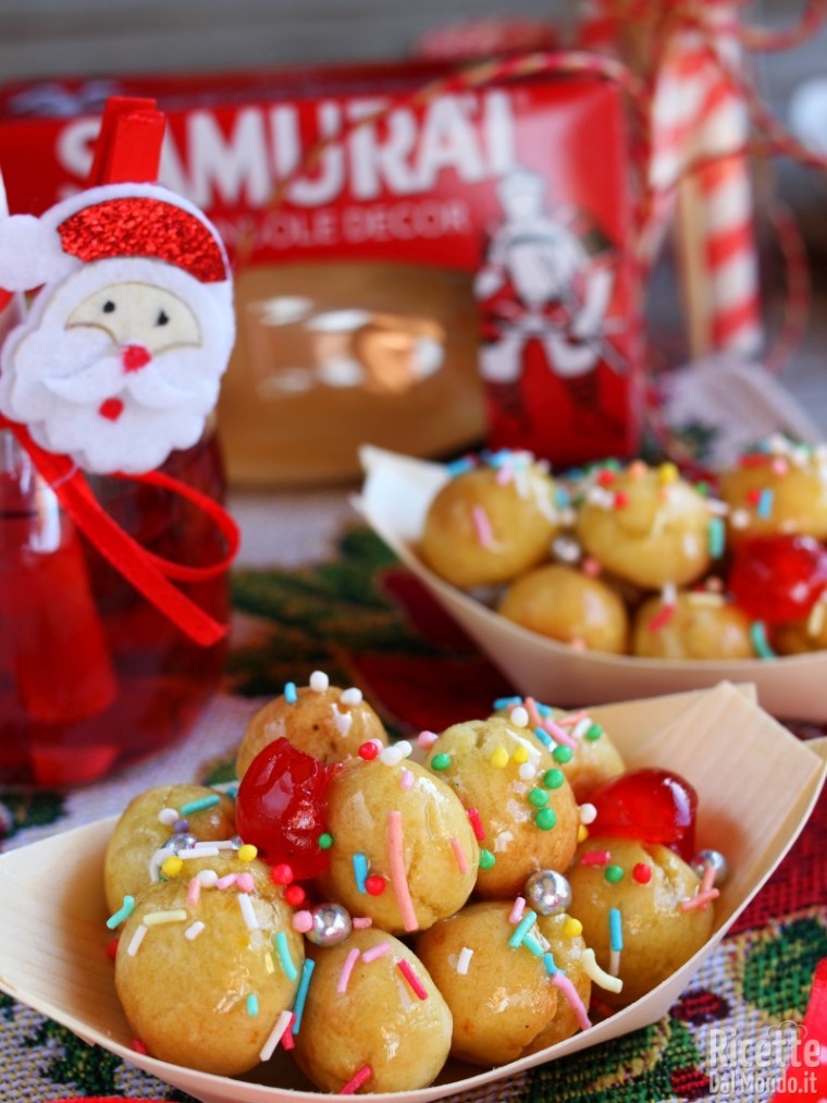 Struffoli al forno morbidi