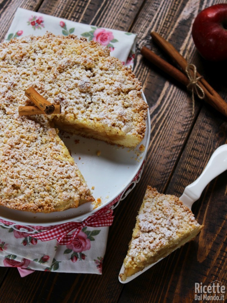 Sbriciolata di mele della nonna