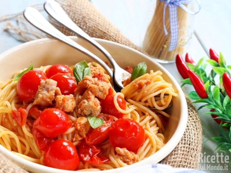 Ricetta Pasta al tonno 