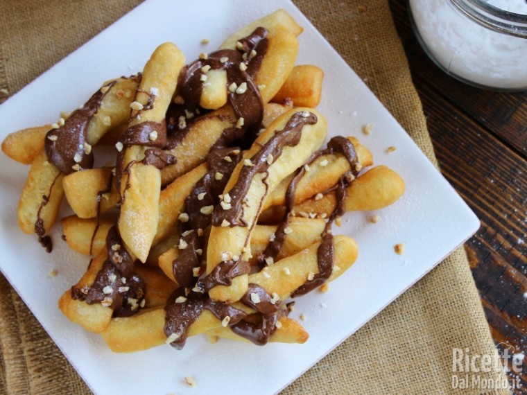 Ricetta straccetti di pizza alla Nutella