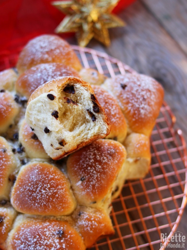 Stella di Natale di pangoccioli