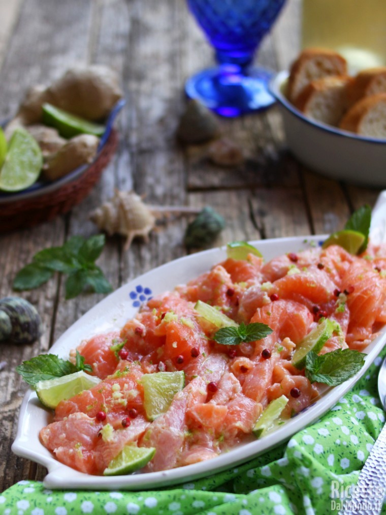 Come fare il salmone zenzero e lime