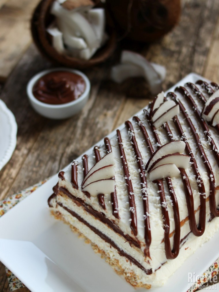 Come fare il semifreddo cocco e Nutella