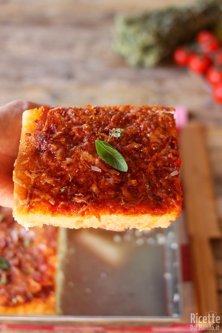 Street food palermitano, pizza morbida
