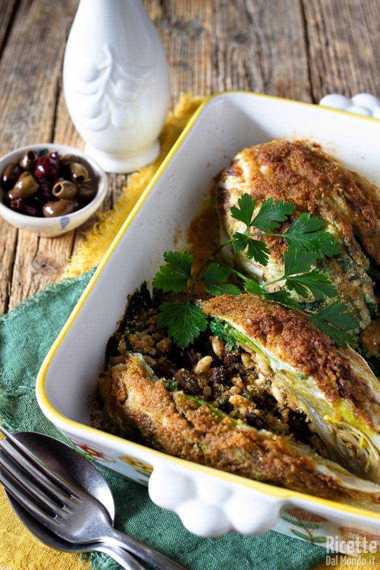 Come fare la scarola imbottita al forno