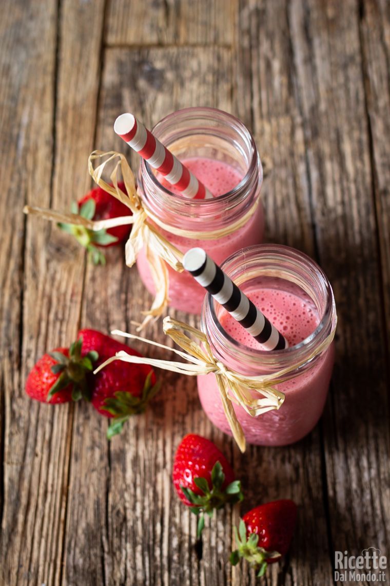 Ricetta smoothie alle fragole