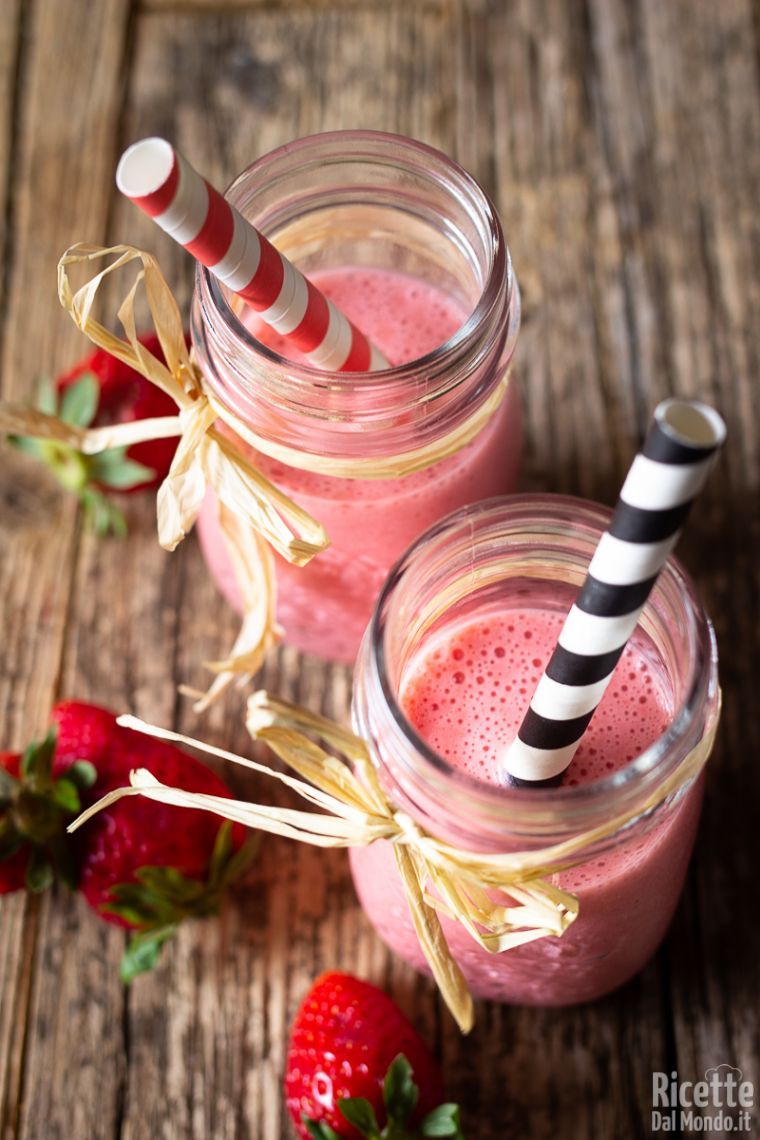 Come fare lo smoothie alle fragole