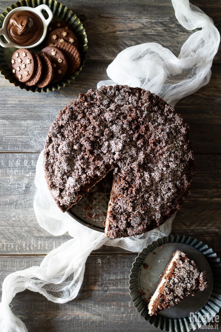 Come fare la sbriciolata senza cottura con mascarpone e nutella