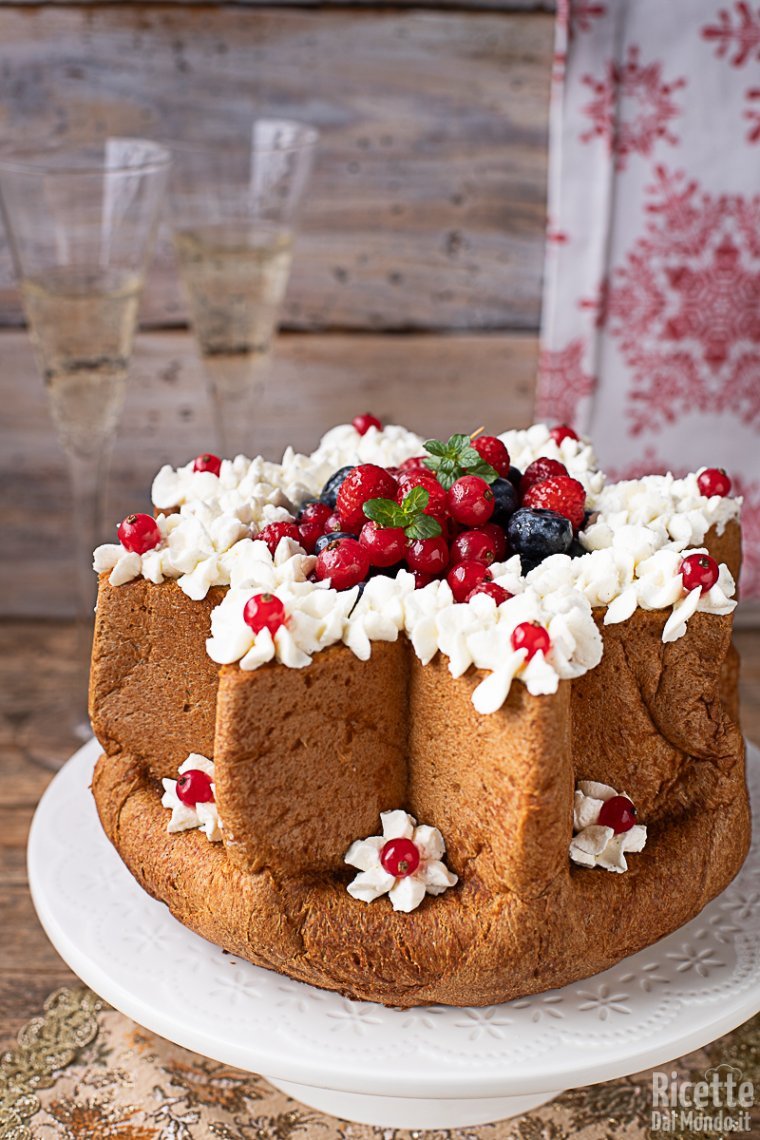 Ricetta stella di pandoro al mascarpone